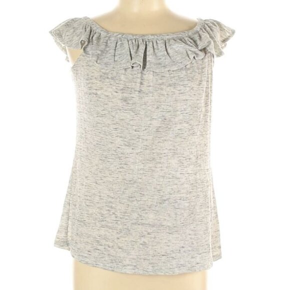 Torrid Off Shoulder Ruffle Ribbed Tee Size 0X - Picture 2 of 5